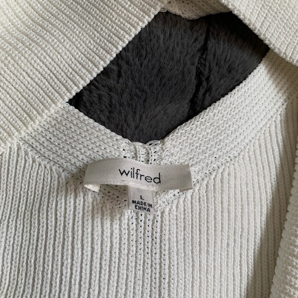 New Wilfred Aritzia knit crop top size large - Picture 4 of 4